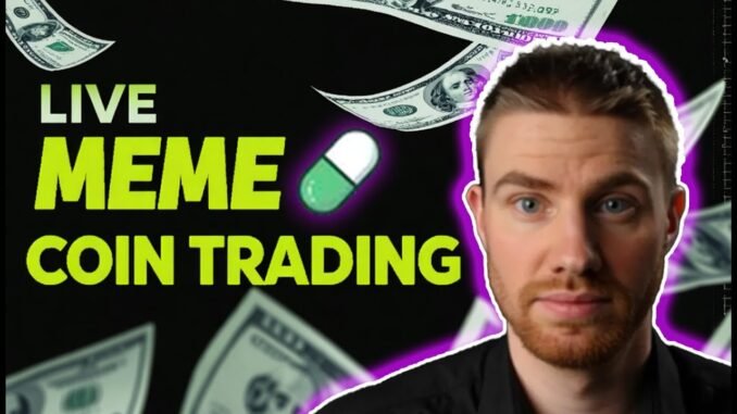 LIVE Meme Coin Trading in the Trenches - PumpFun Trading Episode #3
