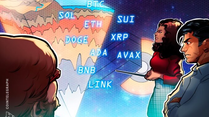 BTC, ETH, XRP, BNB, SOL, DOGE, ADA, SUI, LINK, AVAX BTC, ETH, XRP, BNB, SOL, DOGE, ADA, SUI, LINK, AVAX