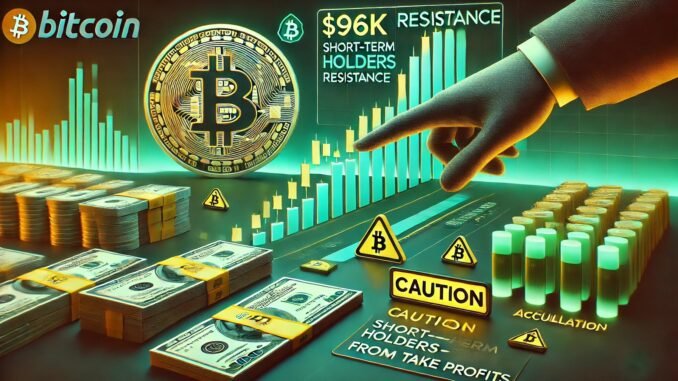 Bitcoin Eyes $96K Resistance As STH Take Profits – Can Demand Hold Up?