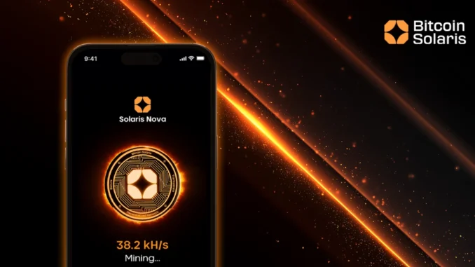Bitcoin Solaris Unveils Lucrative Mobile Mining Platform for Everyday Millionaires bitcoin-solaris