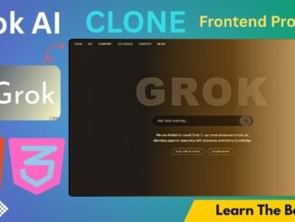 Building a Grok AI Clone for Beginners  Project using HTML & CSS