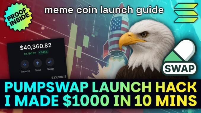 Cheapest Way to Launch a Meme Coin on PumpSwap - Dexscreener Trick