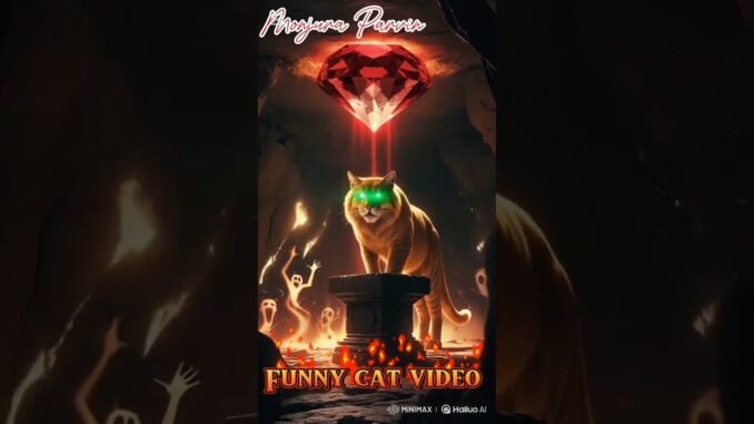 Funny cat video #cat #funny #cartoon #cute #ai #love #news #catvideos #love #meawmeaw #shortsviral