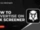 How To Advertise On DEX Screener !