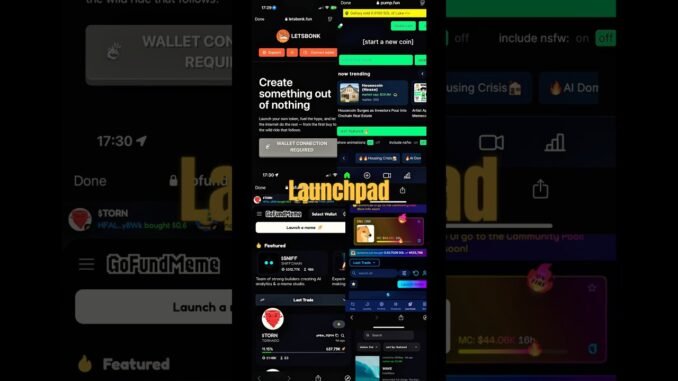 Meme Coin Launchpad Wars #memecoins #pumpfun #letsbonk
