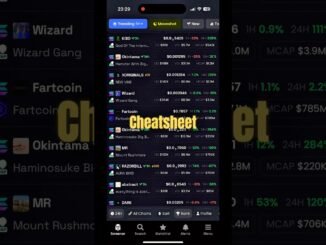 Memecoins Cheat Sheet #memecoins #solanamemecoins #dexscreener