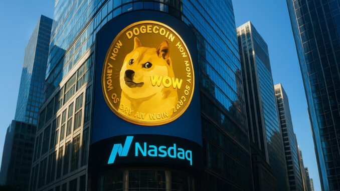 Nasdaq files to list 21Shares Dogecoin ETF, signaling mainstream crypto acceptance