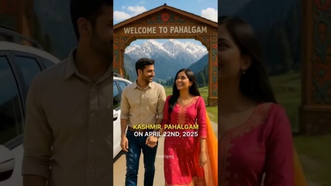 Pahalgam news in ai generate video by Indians #ai #news #shorts #attack #video