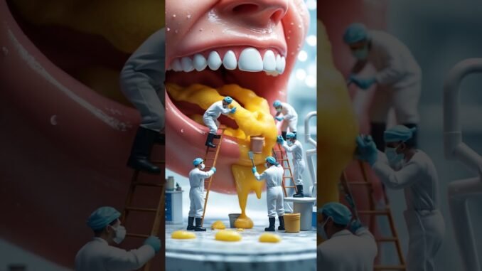 Snow-white smile in 3 steps!  #ai #guide