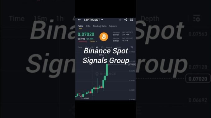 Spot Trading Binance | Binance spot trading for beginners | Free Binance signals #bitcoin