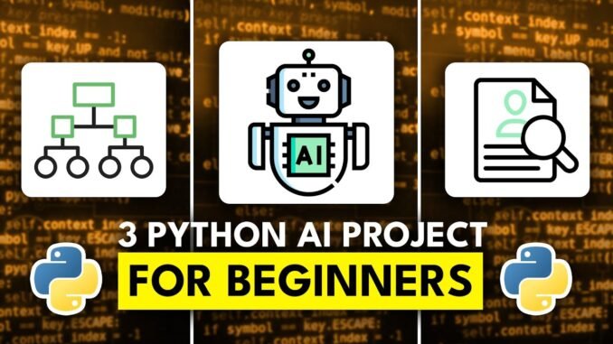 3 Python AI Projects for Beginners - Full Tutorial
