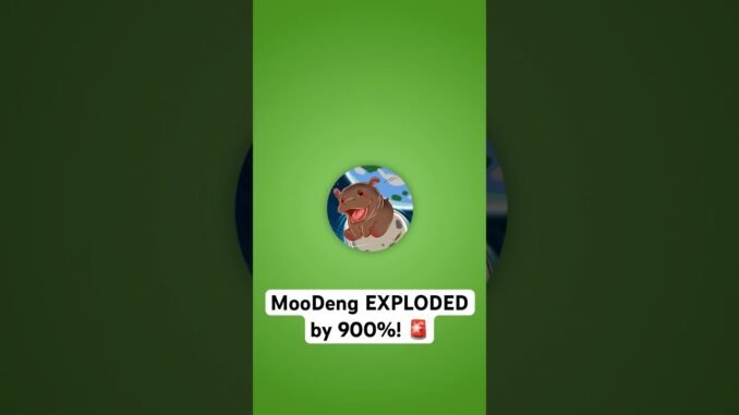 3000X Solana Memecoin MooDeng PUMPS AGAIN!? 🤯📈 #crypto #cryptonews #solana #sol #memecoin