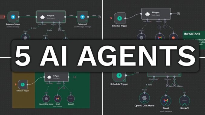 5 simple AI Agents you must have - beginners guide