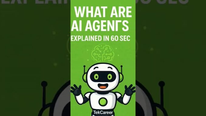 AI Agents Tutorial for Beginners | What They Can Do | AI Agents Explained In Seconds