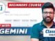 AI with Google Gemini | Class 3 | AI Beginners Course