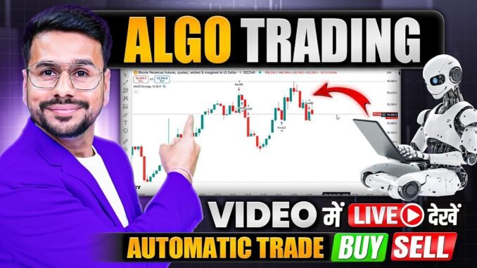 Algo Trading LIVE DEMO | Crypto Trading For Beginners | Delta Exchange India