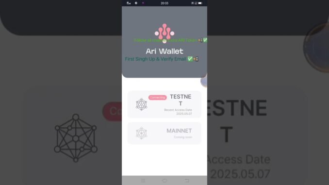 AriChain Mining 📲 Golden Oppourtnity 💎 Join FAST 🏃#cryptomining#cryptonews#arichainairdropmining