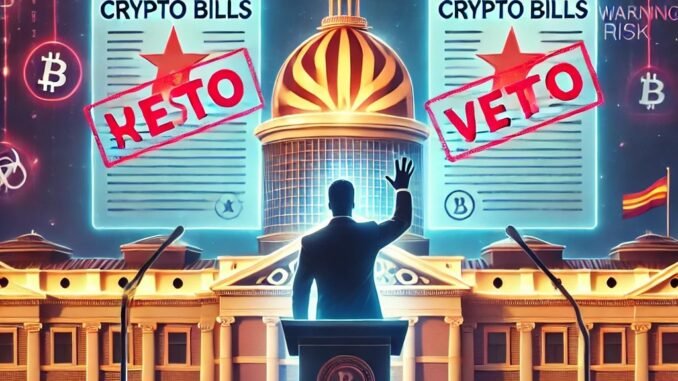 Arizona Governor Hobbs Rejects Two Crypto Bills, Cites Risk Concerns