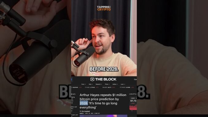 Arthur Hayes reckons BTC's hitting $1M...