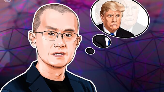 Binance founder CZ asked Trump to pardon money laundering conviction