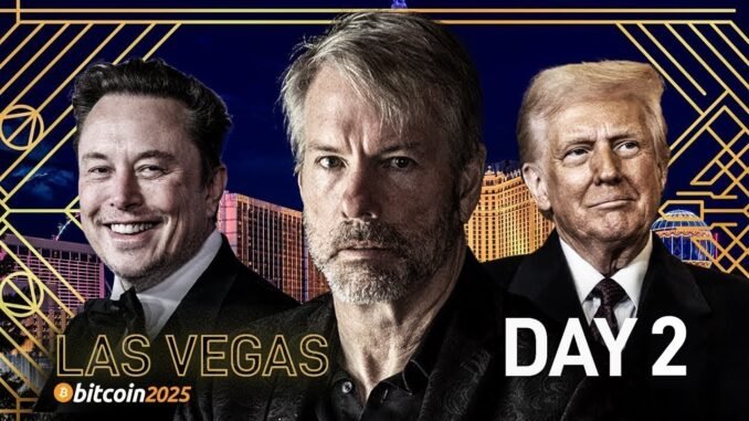 Bitcoin 2025 Conference Las Vegas! JD Vance & Michael Saylor Speech - Day 2 Livestream