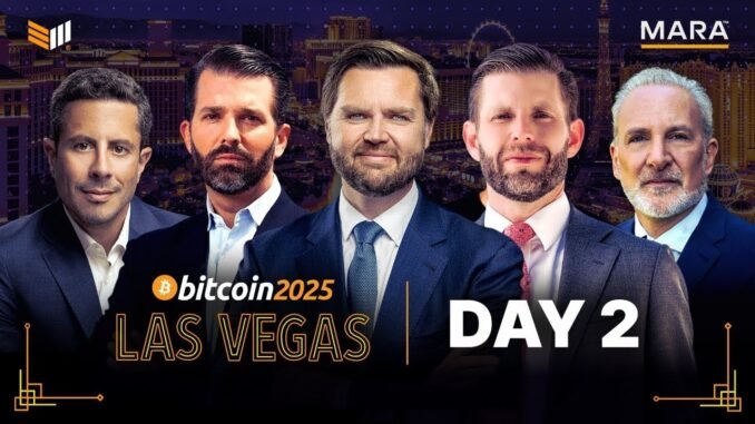 Bitcoin 2025 Conference Las Vegas! Michael Saylor & JD Vance Speech - Day 2 Livestream