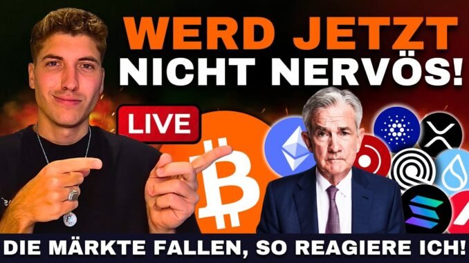 🔴 Bitcoin & Crypto Live Trading: ABVERKAUF! So geht's JETZT weiter! 🚨