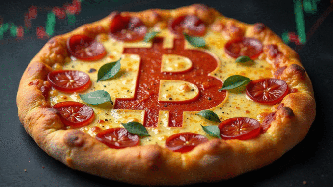 AI generated image for Bitcoin Pizza day