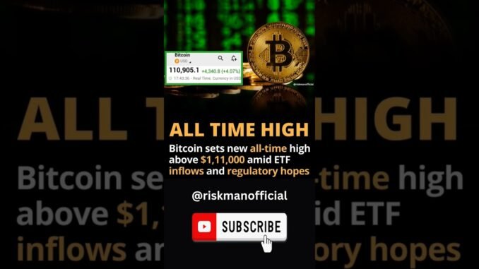 Bitcoin Sets New All Time High | Crypto News #cryptocurrency #bitcoin #bitcoinnews #bitcoinprice