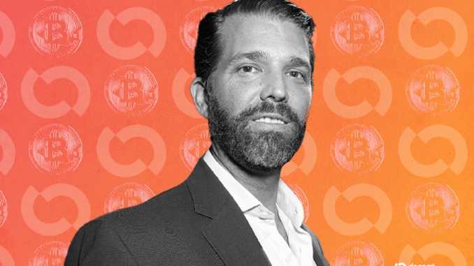Bitcoin a 'Huge Part of Everything We Do Now': Donald Trump Jr.