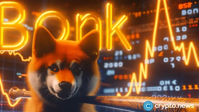Bonk gears for 10% rally next week