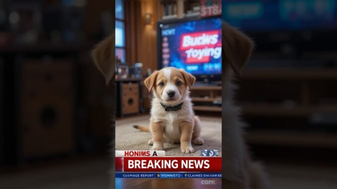 Braking news puppy complaint to AI #breaking news #ai #indianews #worldnews #dog #anime #aivideo #tv