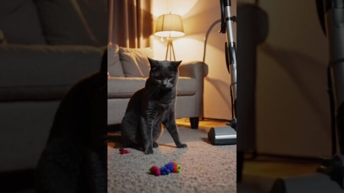 Cat Guides Vacuum #ai #aiamazing #aicreation #aiedits #aigenerated #aivideo #aibizarre #aichaos