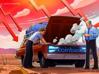 Coinbase revenue falls 10% in Q1, missing industry estimate