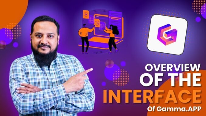 Complete Interface of Gamma Explained | AI Guide for Beginners