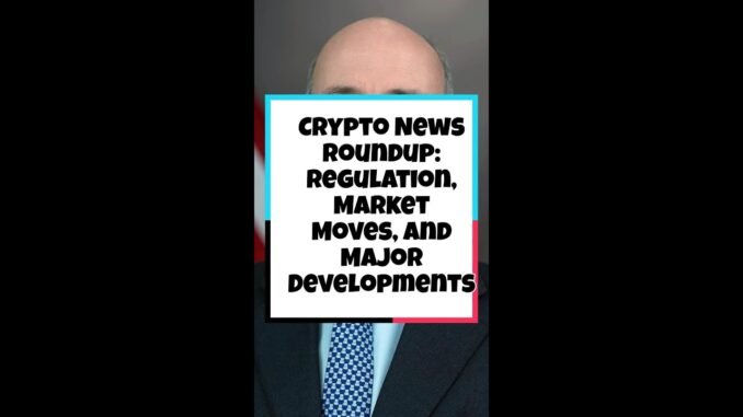 Crypto News Roundup: Regulation, Market Moves, and Major Developments