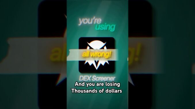 Dexscreener: Mastering the Art of Trade Visualization