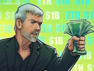 Ethereum's ‘own Saylor’ SharpLink Gaming plans $1B ETH purchase