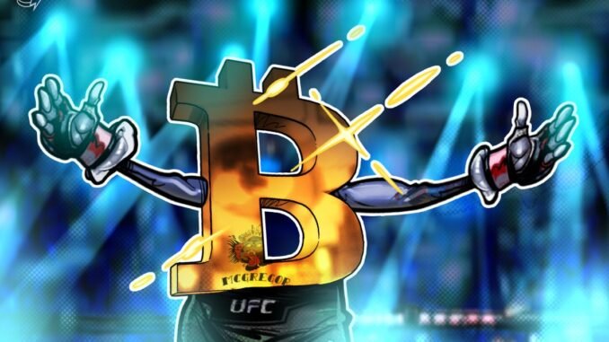 Ex-UFC champ Conor McGregor touts Irish Bitcoin reserve in presidential bid