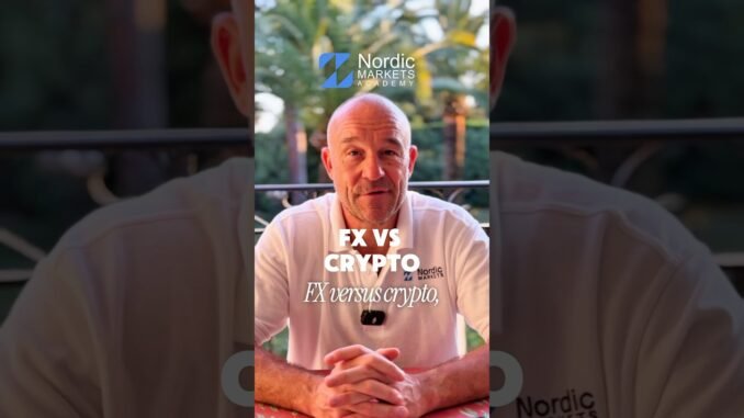 FX vs CRYPTO whats better for beginners? Subscribe for more trading tips #forex #crypto #tradingtips