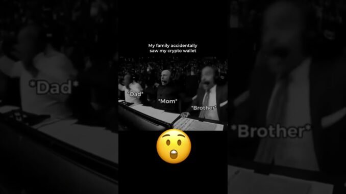 Family saw my crypto wallet… now they finally understand why I look stressed 24/7. 😅💸 #DegensLife