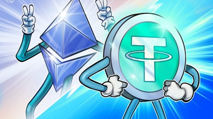 Fresh $1B in Tether mints on Tron, closing gap again with Ethereum