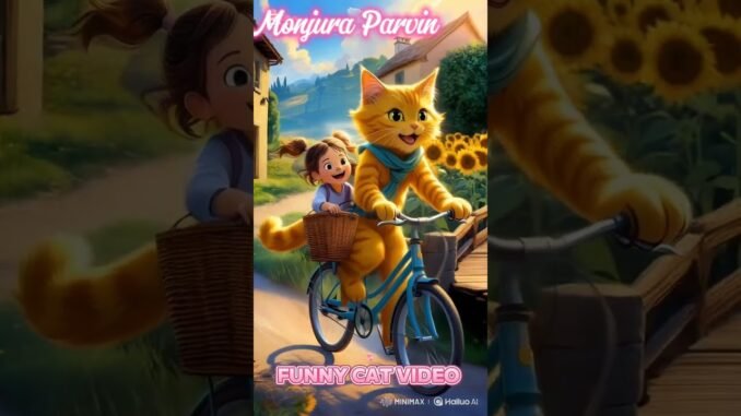 Funny cat video #cute #cat #love #miawmiaw #catsong #ai #news #cartoon #shortvideo #catlovers #funny