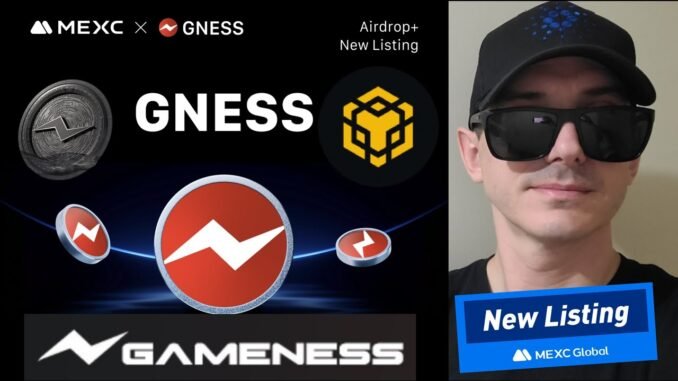 $GNESS - GAMENESS TOKEN CRYPTO COIN HOW TO BUY GNESS MEXC GLOBAL CEX BNB BSC PANCAKESWAP DEX BEP-20