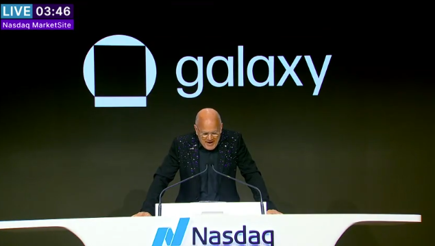 Galaxy Digital shares jump 15% on Nasdaq debut Galaxy Digital shares jump 15% on Nasdaq debut