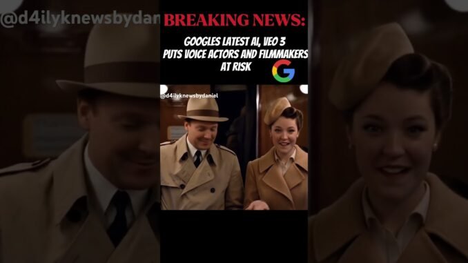 Google Veo 3 ai #news #ai #google #latestnews #video #voiceactor #filmmaking