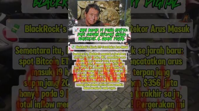 Hari Besar di Dunia Crypto : Seruan Kiyosaki #trade #news #trader #fx #forex #futures #crypto