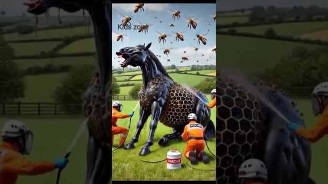 Horse eat honey 😋#funnyvideos #animallife #viralvideo #ai #aishorts #love #trendingshorts #cat#horse