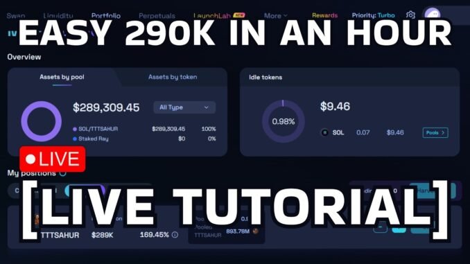 How I Launched a Meme Coin & Earned 290K in an Hour (LIVE PROOF)