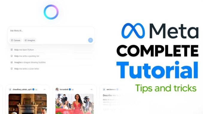 How To Use Meta.AI (Meta.AI Tutorial For Beginners 2025)